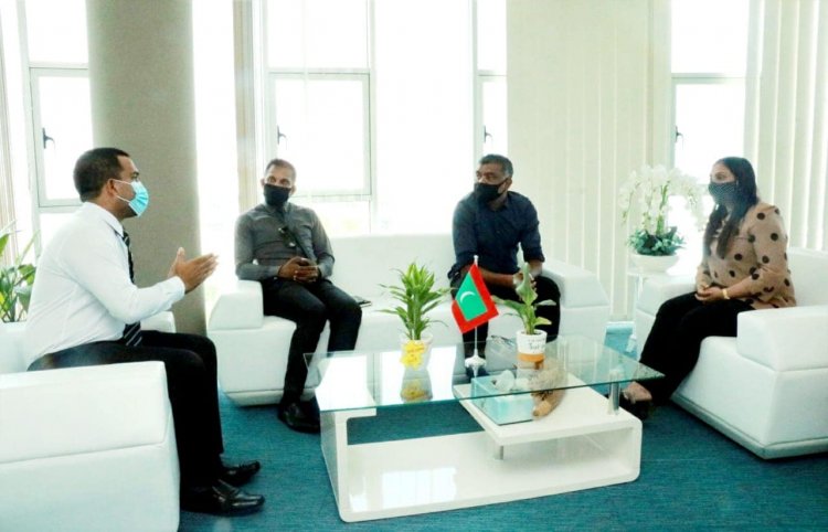 Meeting with Minister of Education Dr. Aishath Ali, Minister of State for Education Fathimath Naseer and Deputy Minister of Education Mohamed Ihsan
