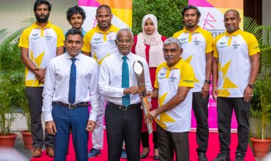 BIRMINGHAM 2022 QUEEN’S BATON ARRIVES MALDIVES