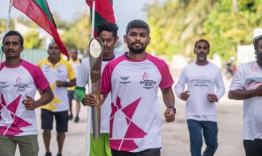 Beautiful event of Queens Baton Relay at Haa Dhaalu Nolhivaram.