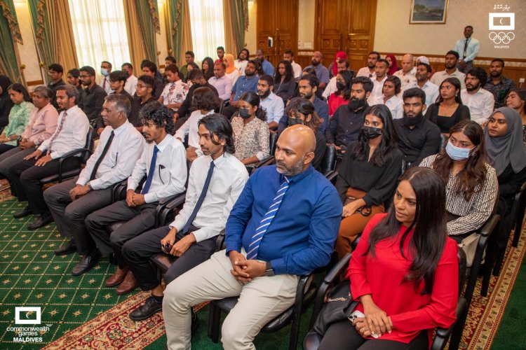 President Ibrahim Mohamed Solih launch the official uniform for Birmingham 2022 Commonwealth Games and 5th Islamic Solidarity Games.