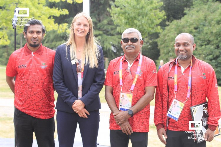 Welcome ceremony for Team Maldives