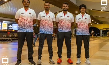Table tennis men's team departs to Konya for the 5th Islamic Solidarity Games