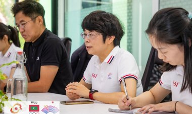 Olympic Council of Asia (OCA) and Hangzhou Asian Games Organising Committee (HAGOC) delegation meets Maldives Olympic Committee (MOC) Executive Committee