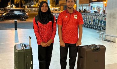 Nasha and Mujahid to Represent Maldives at Chinese Olympic Committee Youth Camp