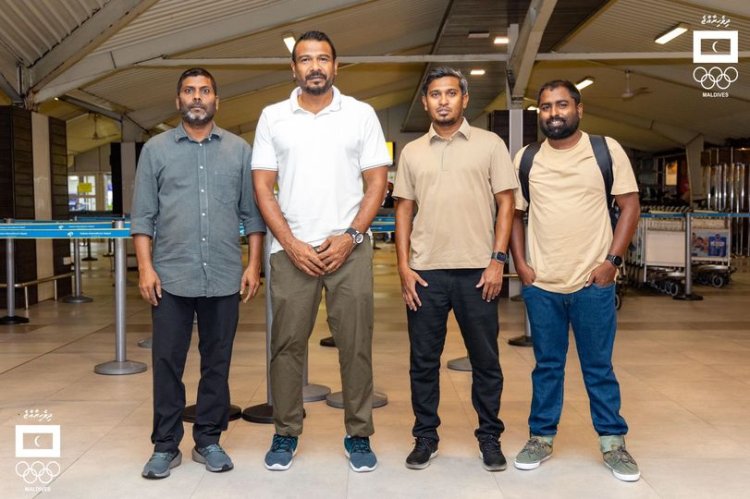 Advance team representing Maldives for the 11th Indian Ocean Island Games departs to Madagascar