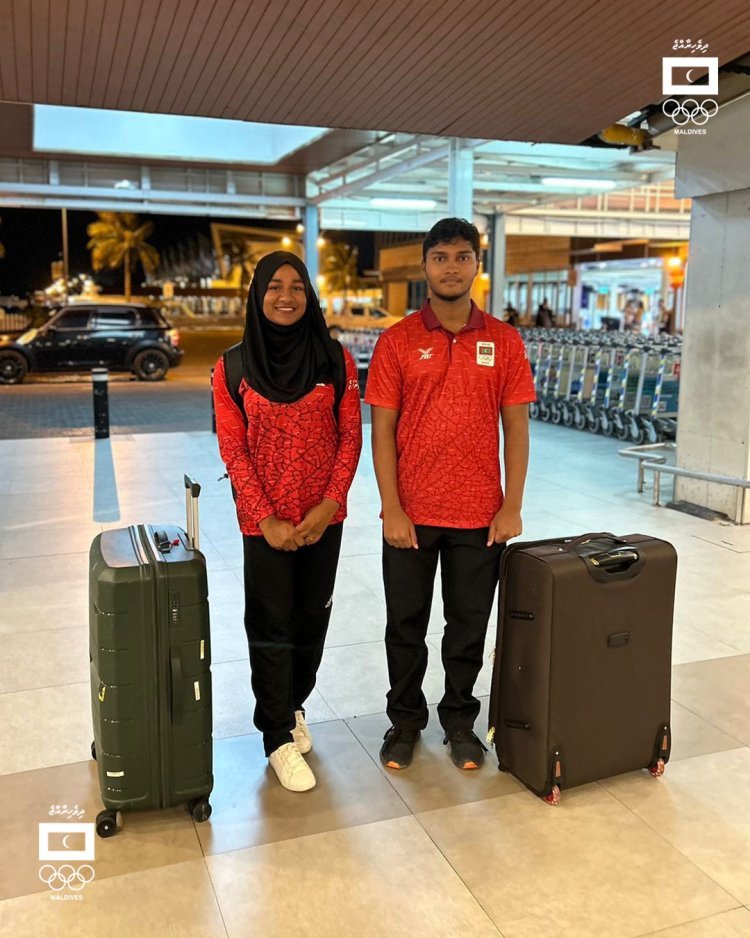Nasha and Mujahid to Represent Maldives at Chinese Olympic Committee Youth Camp
