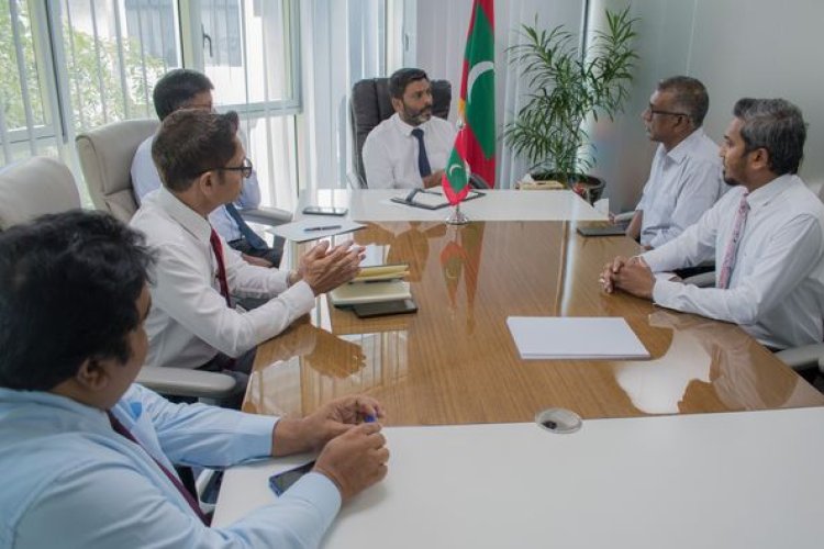 Maldives Olympic Committee meets the newly appointed Minister of Sports, Fitness and Recreation, Honorable Abdulla Rafiu