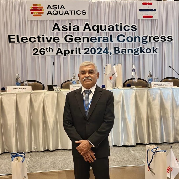 MOC President Sattar appointed as one of the Bureau Member for Asia Aquatic