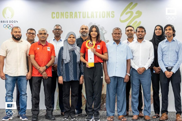 Historic Milestone for Maldivian Sports: Fathimath Dheema Ali Honored for Olympic Qualification