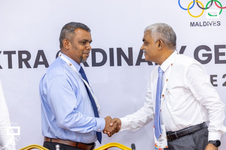 Maldives Olympic Committee Elects Ahmed Munthaqim as New Vice President in Extraordinary General Assembly