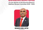Mohamed Abdul Sattar Re-elected as the President of Maldives Olympic Committee