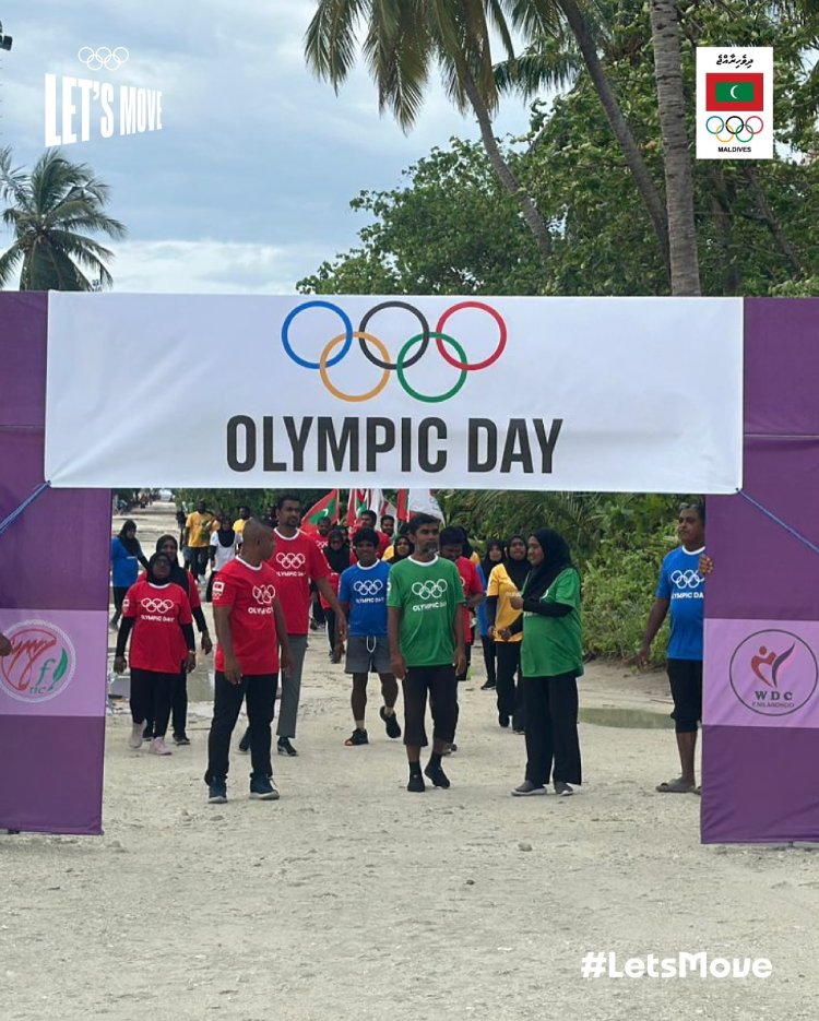 Olympic Day 2025: Maldives Olympic Committee Celebrates in Faafu Nilandhoo, Expanding Sporting Opportunities Across the Atolls