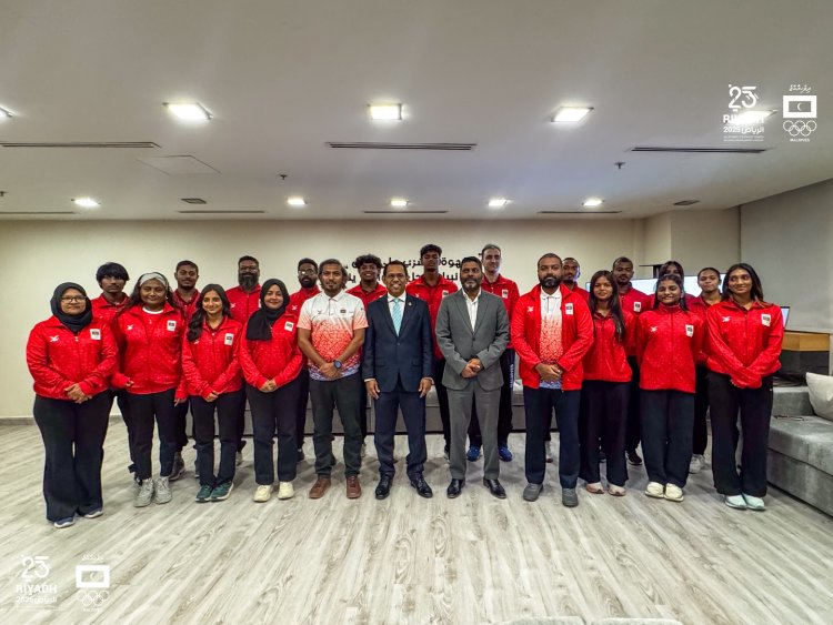 Minister and Ambassador Meet Maldives Contingent at 6th Islamic Solidarity Games