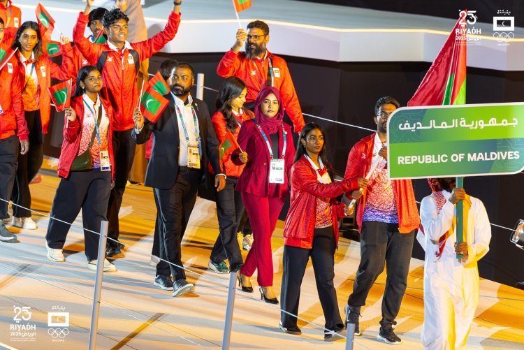 Team Maldives Takes Part in Opening Ceremony of the 6th Islamic Solidarity Games