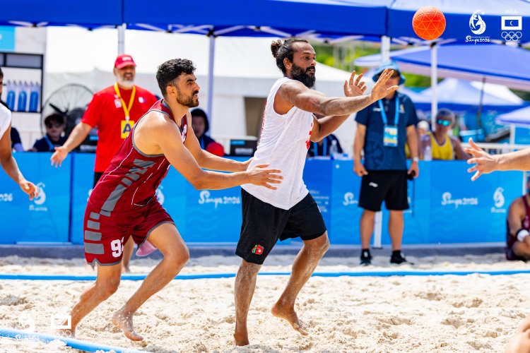 Maldives Impress Against Qatar in Beach Handball at Asian Beach Games 2026
