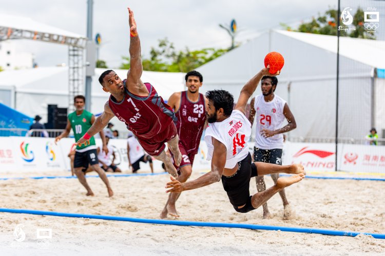 Maldives Impress Against Qatar in Beach Handball at Asian Beach Games 2026