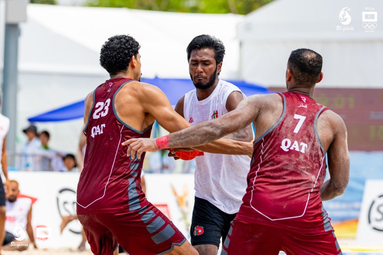 Maldives Impress Against Qatar in Beach Handball at Asian Beach Games 2026