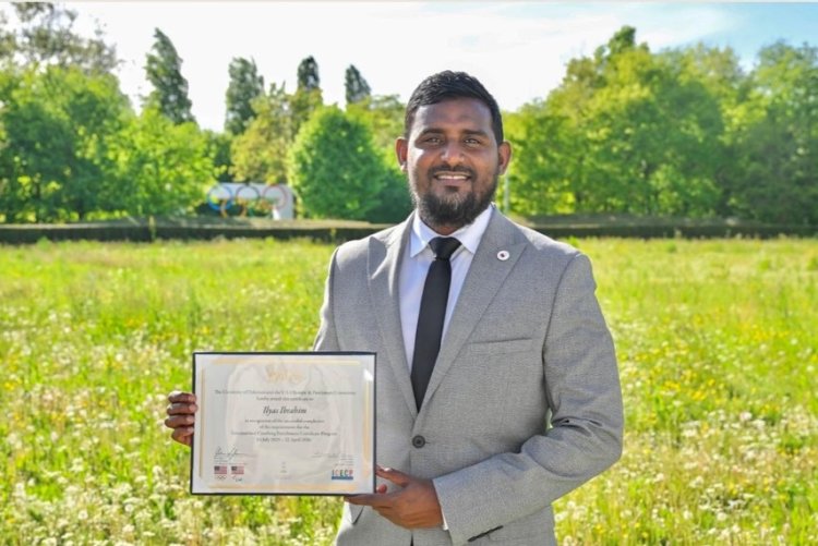 Maldivian Coach Ilyas Ibrahim Graduates from Prestigious ICECP Programme