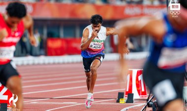 Zuiz Records Personal Best as Maldives Compete in Men’s 200 Metres