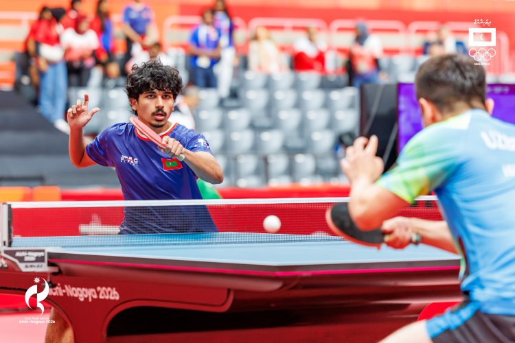 Maldives Complete Men’s Table Tennis Team Stage at Aichi–Nagoya 2026