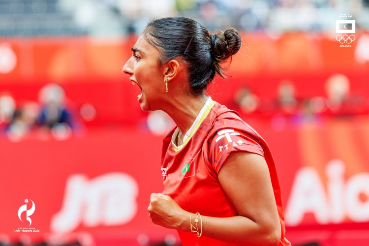 Maldives’ Rafaa Completes Comeback Victory in Women’s Singles