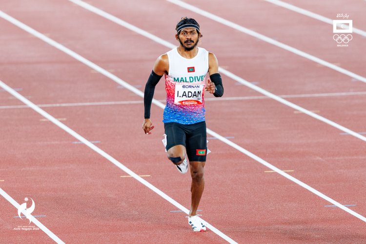 Maldives Open Athletics Competition in Men’s 100m