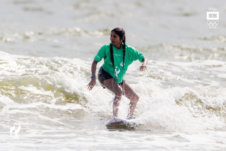 Maldives’ Yasin Finishes Second in Asian Games Shortboard Heat