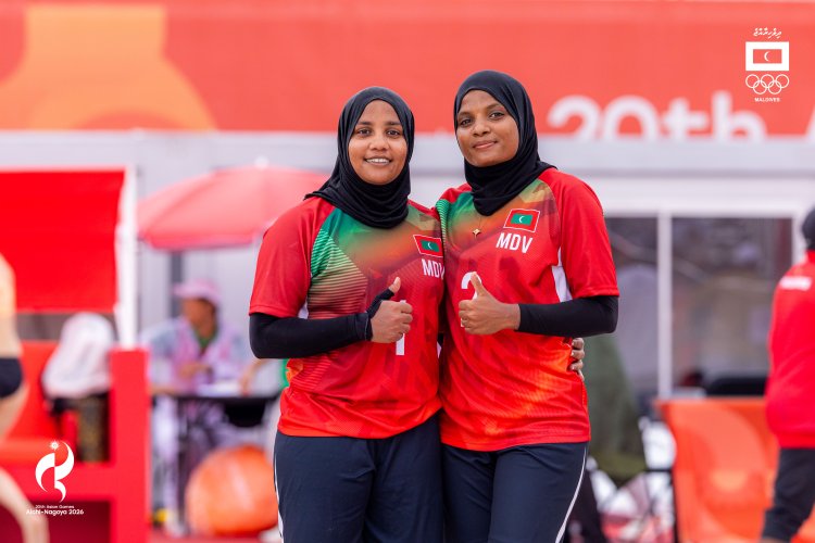 Maldives Women Conclude Beach Volleyball Competition with Straight-Set Victory