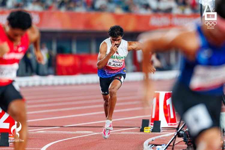 Zuiz Records Personal Best as Maldives Compete in Men’s 200 Metres